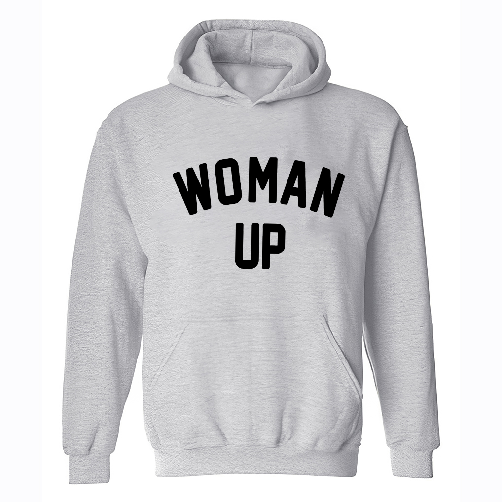 Woman Up Printed Women's Hoodie