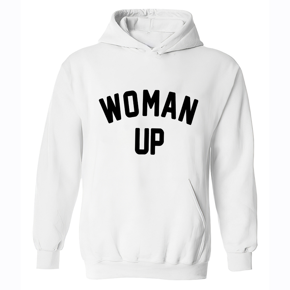 Woman Up Printed Women's Hoodie