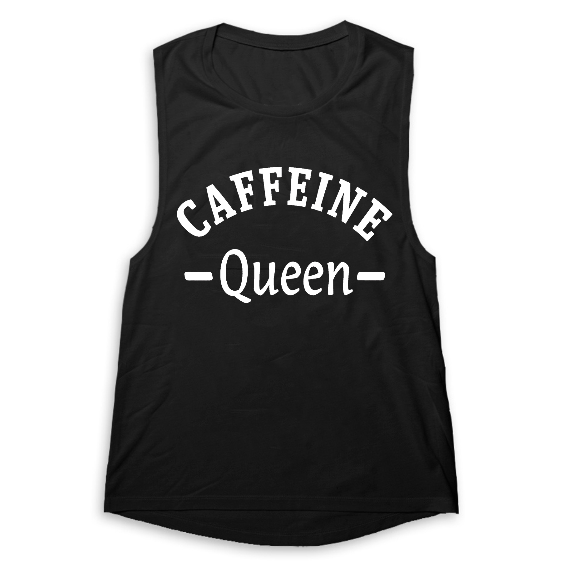 Caffeine Queen Printed Women's Vest-traneing