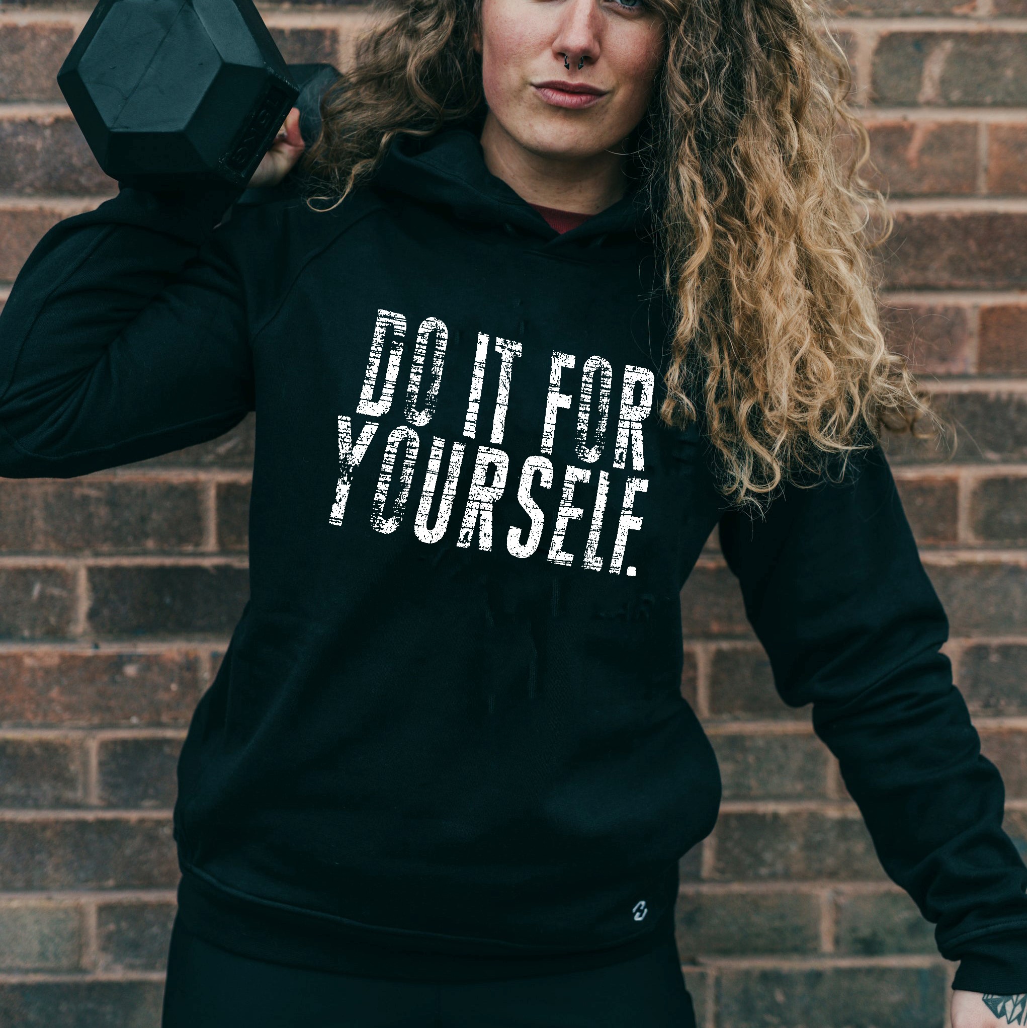 Do It For Yourself Printed Women's Hoodie