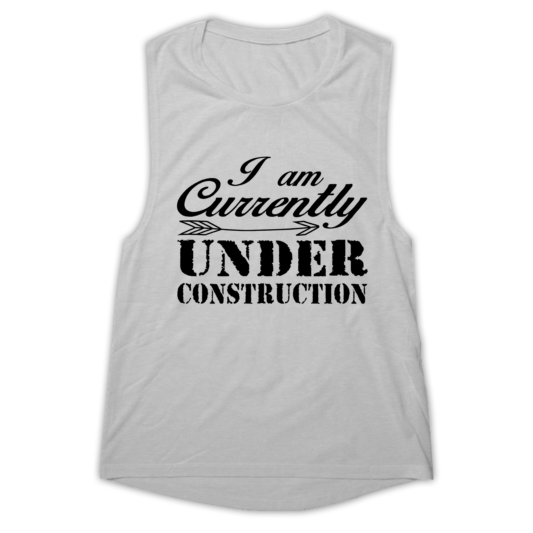 I Am Currently Under Construction Printed Women's Vest