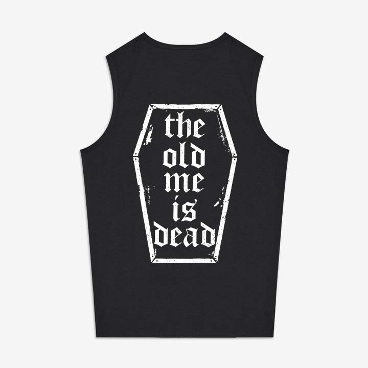 The Old Me Is Dead Printed Women's Vest