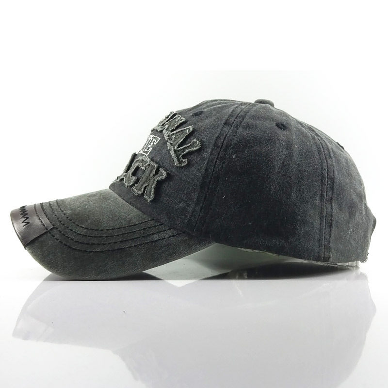 Original Washed Denim Baseball Cap-traneing