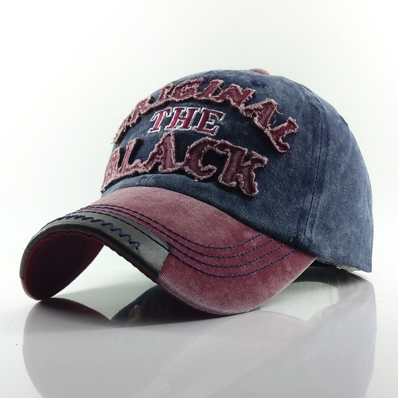 Original Washed Denim Baseball Cap-traneing