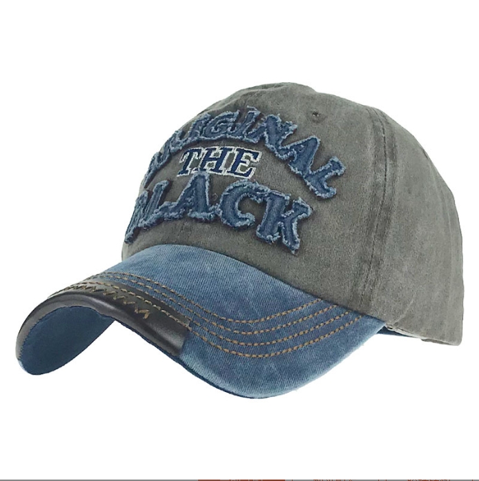 Original Washed Denim Baseball Cap-traneing