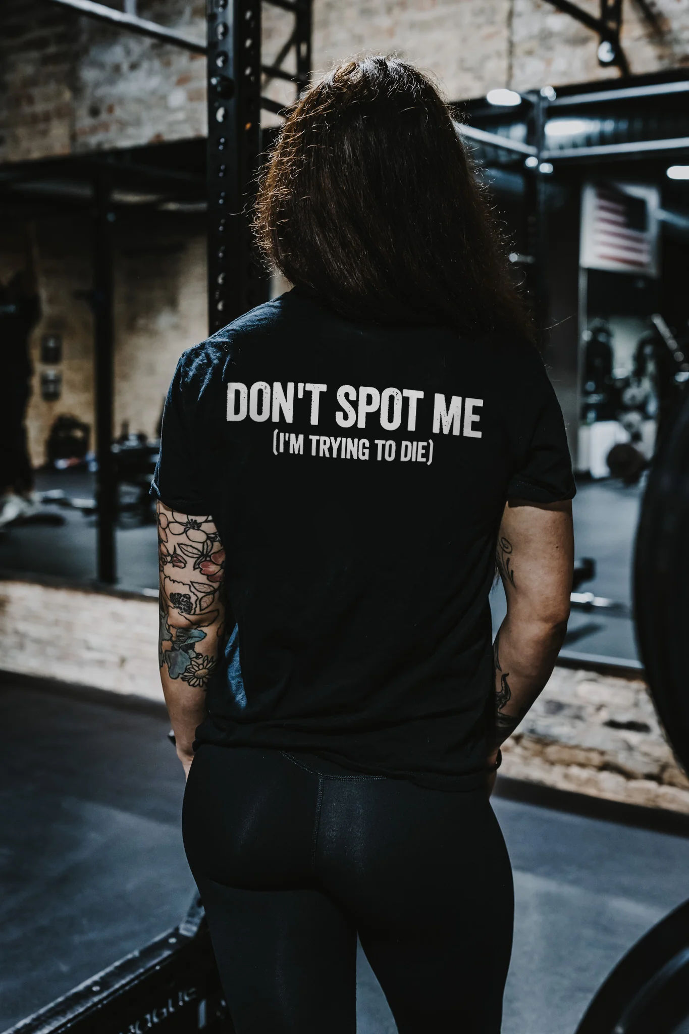 Don't Spot Me Printed Women's T-shirt-traneing