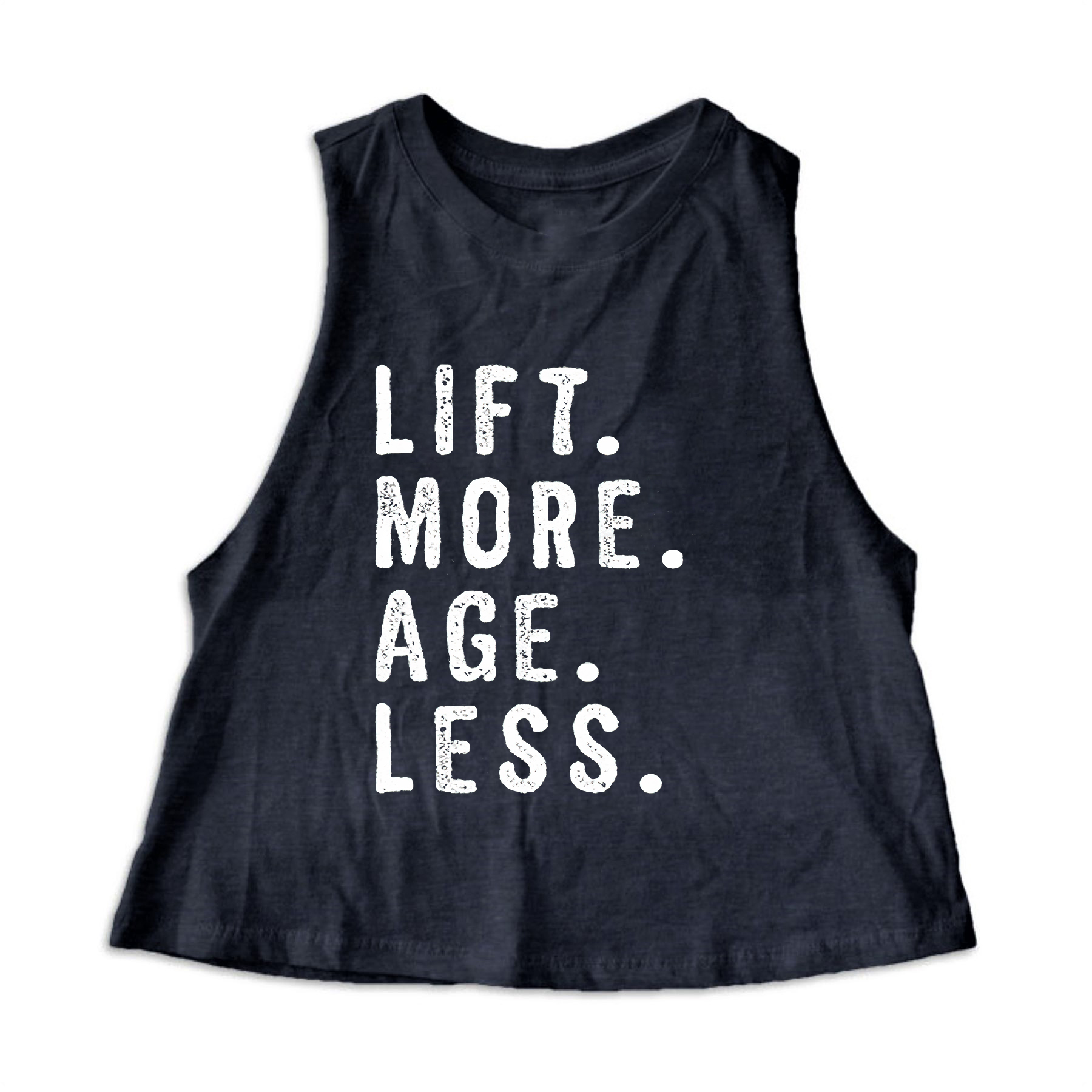 Lift More Age Less Printed Women's Crop Top -traneing