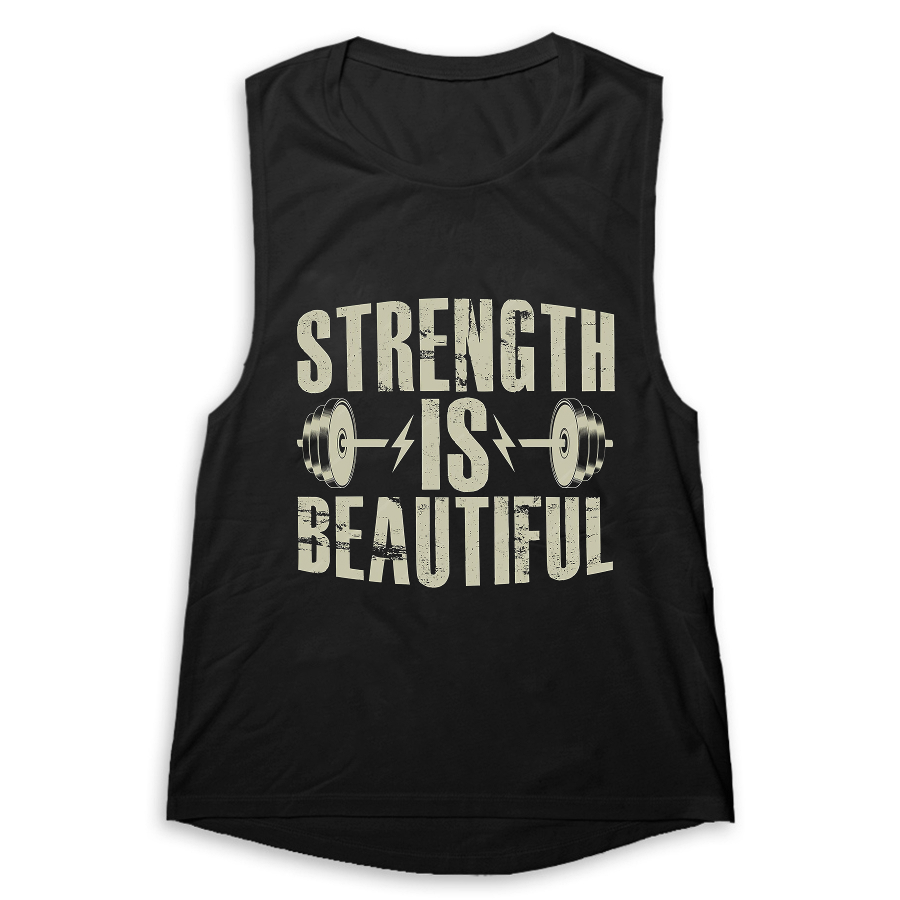 Strength Is Beautiful Printed Women's Vest