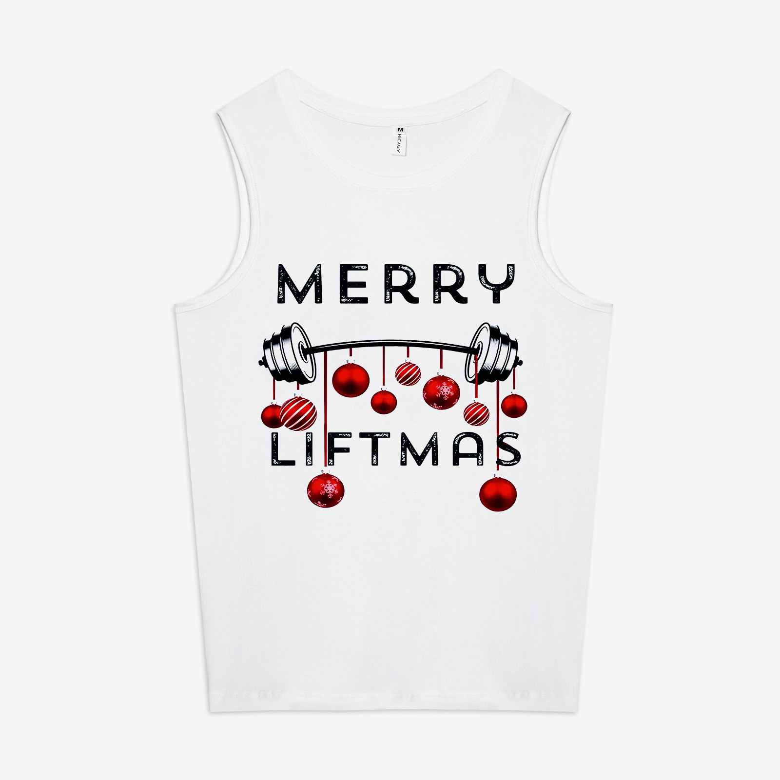 Merry Liftmas Printed Women's Vest-traneing