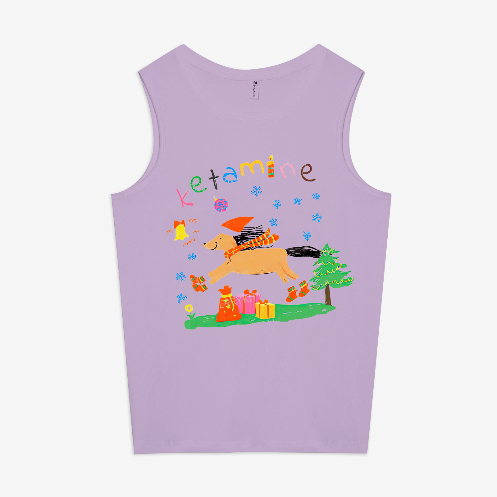 Snowflake Pony Printed Women's Vest