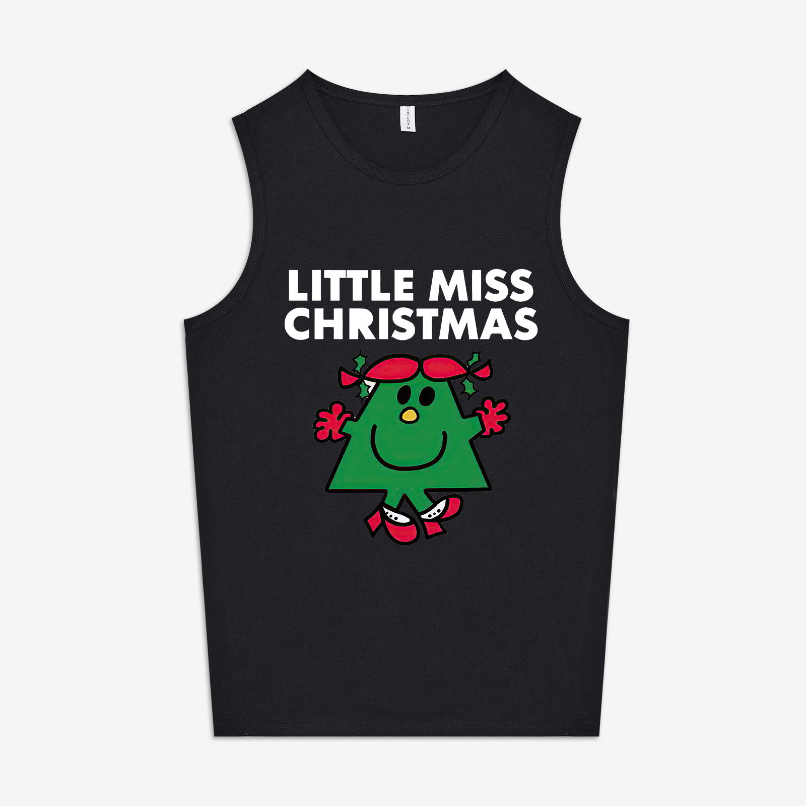 Little Miss Christmas Printed Women's Vest
