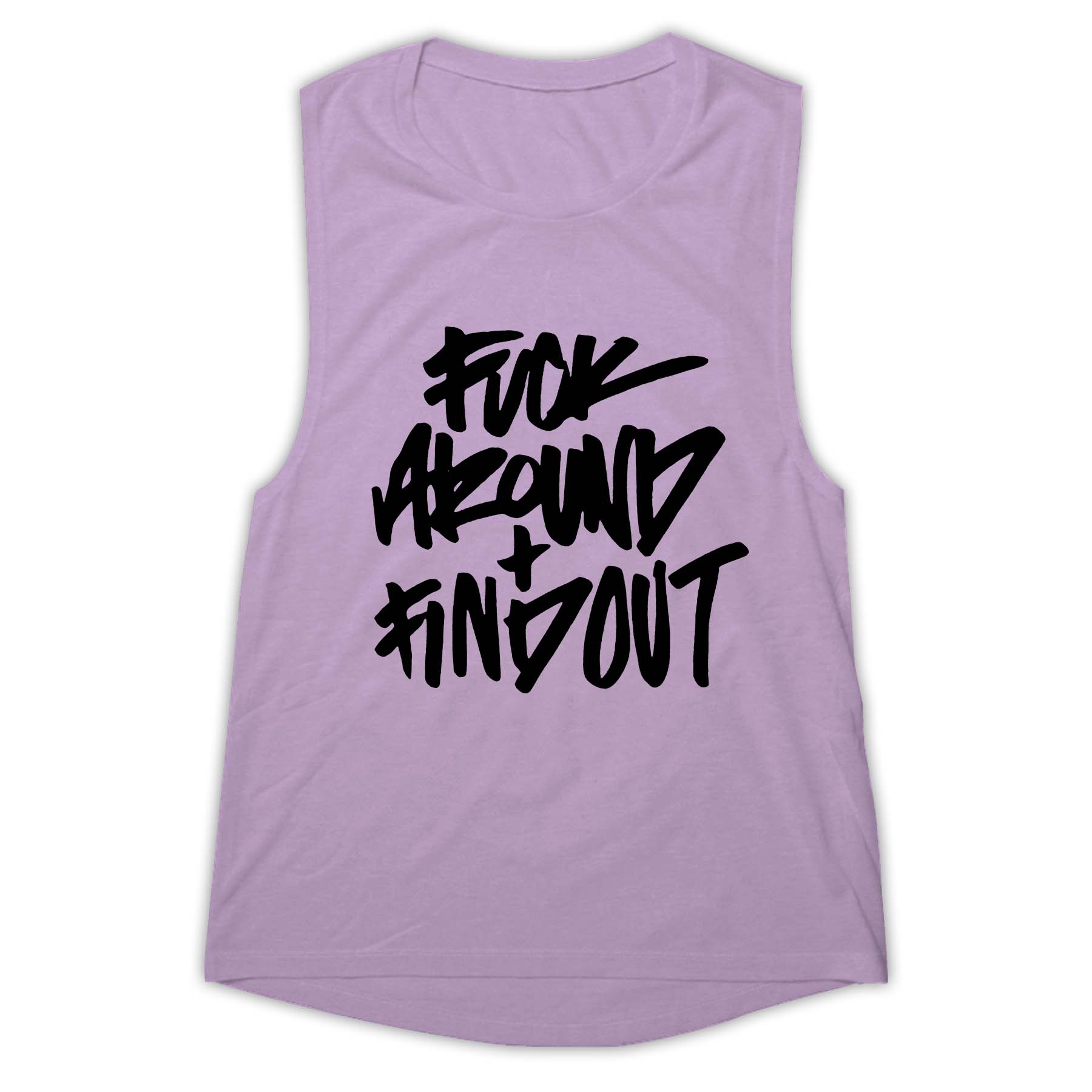Fuck Around And Find Out Print Women's Vest Image - 4