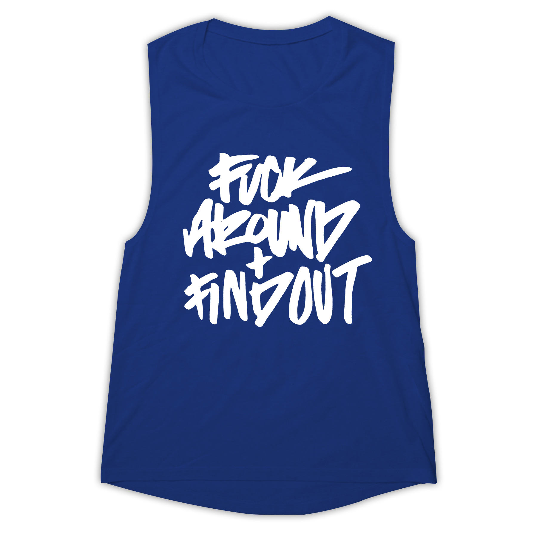 Fuck Around And Find Out Print Women's Vest Image - 7