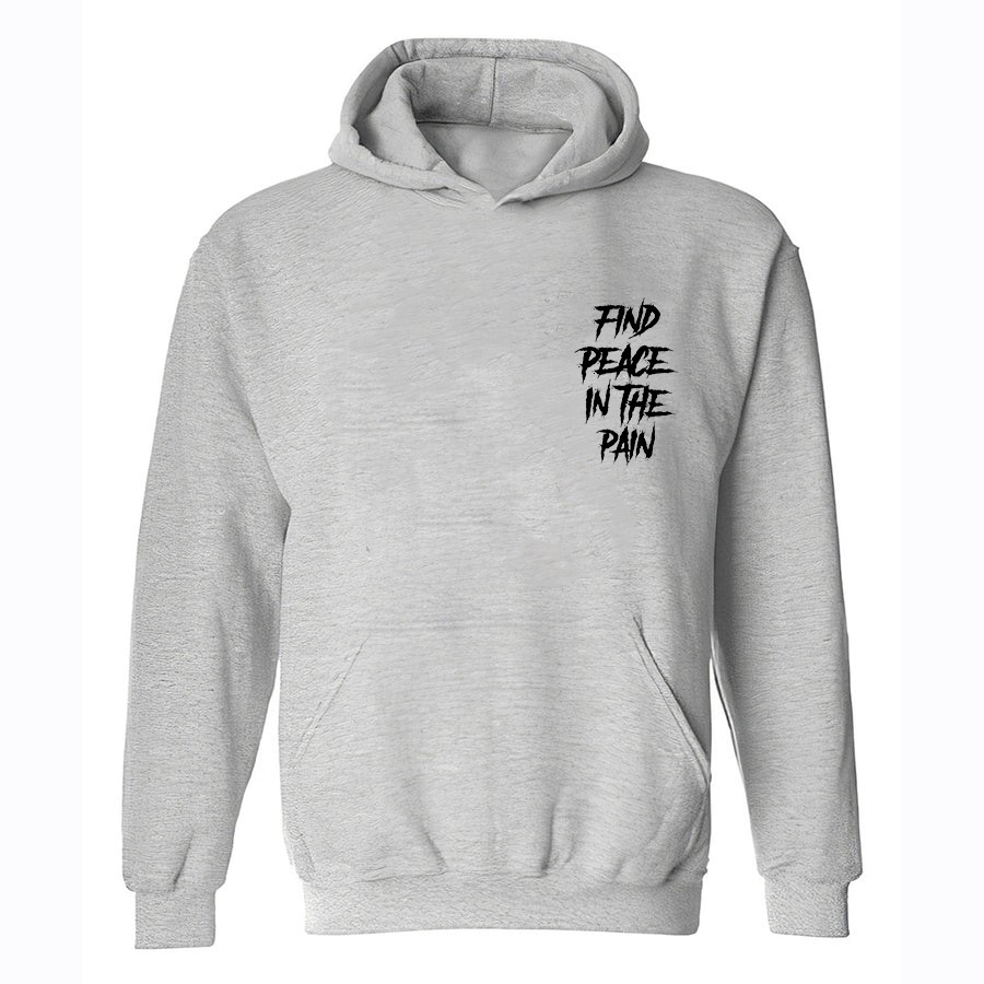 Find Peace In The Pain Printed Women's Hoodie Image - 5