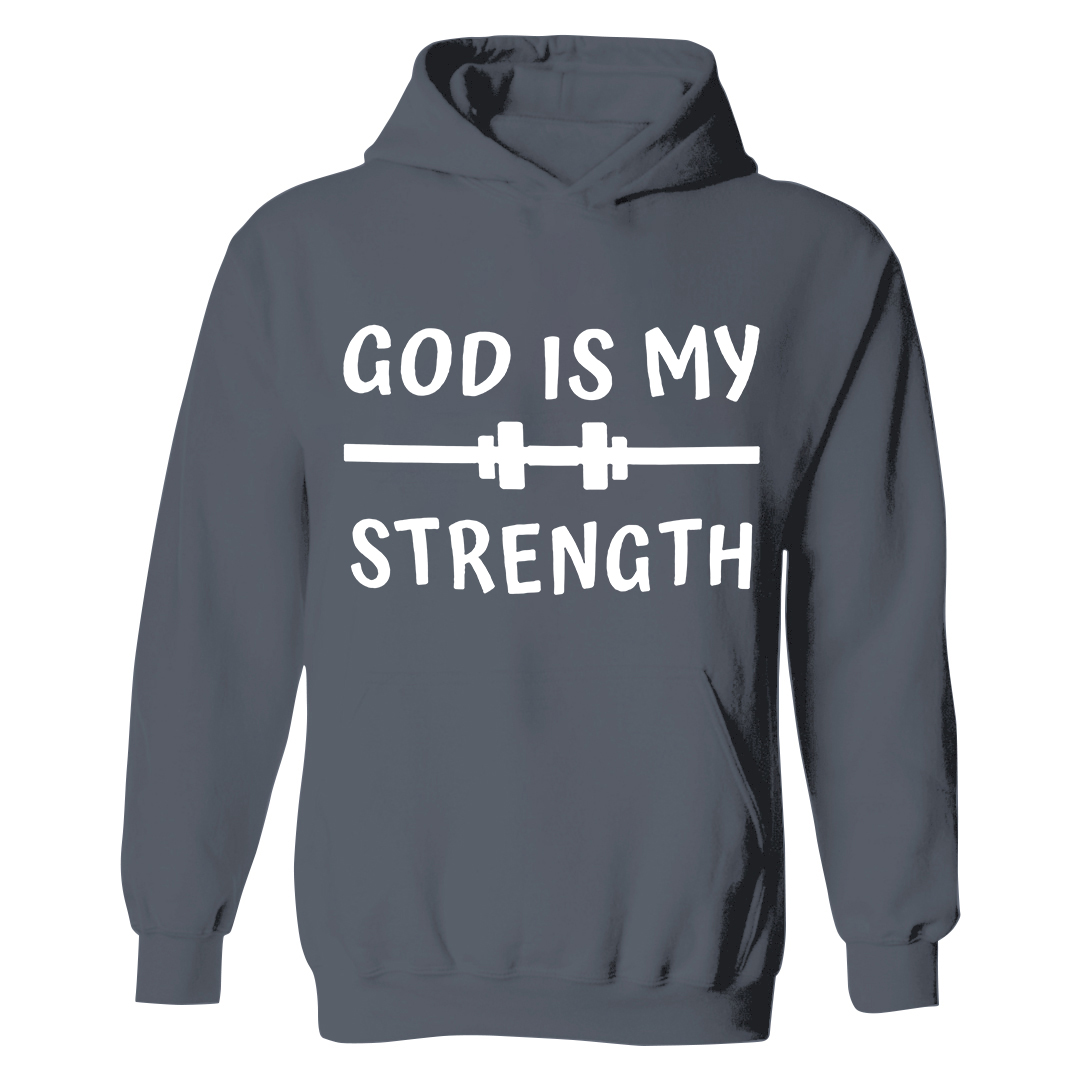 God Is My Strength Printed Women's Hoodies Image - 4