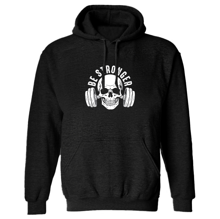 Be Stronger Than Your Strongest Excuses Printed Women's Hoodie with Drawstring