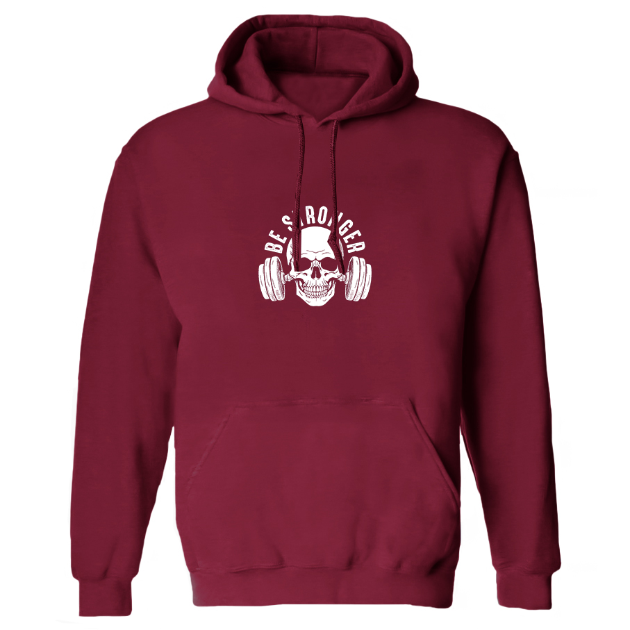 Be Stronger Than Your Strongest Excuses Printed Women's Hoodie with Drawstring