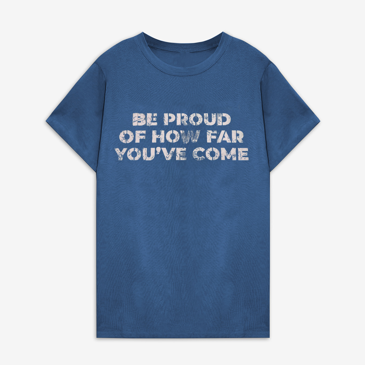 Be Proud Of How Far You've Come Printed Women's T-shirt Image - 9
