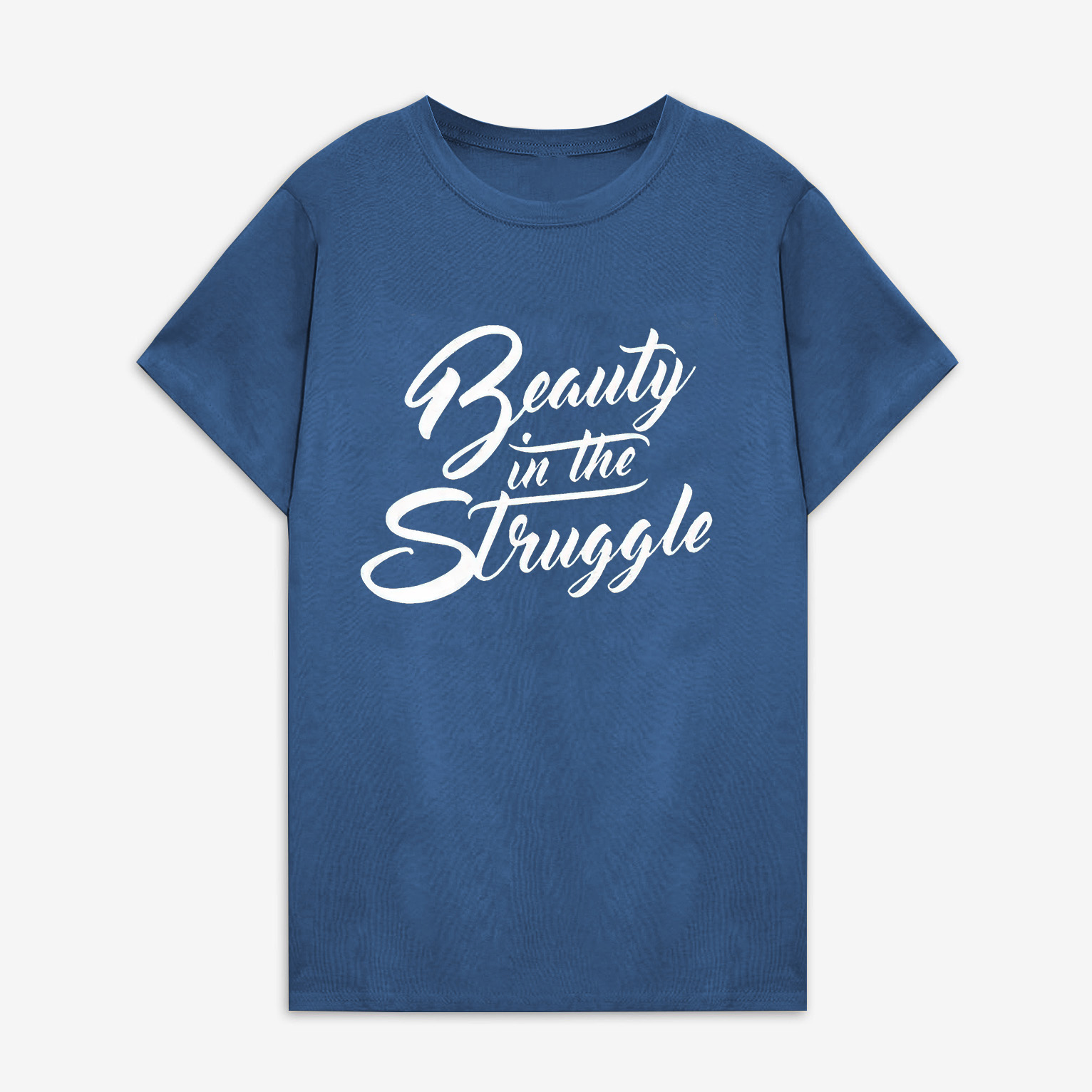 Beauty In The Struggle Print Women's T-shirt Image - 6