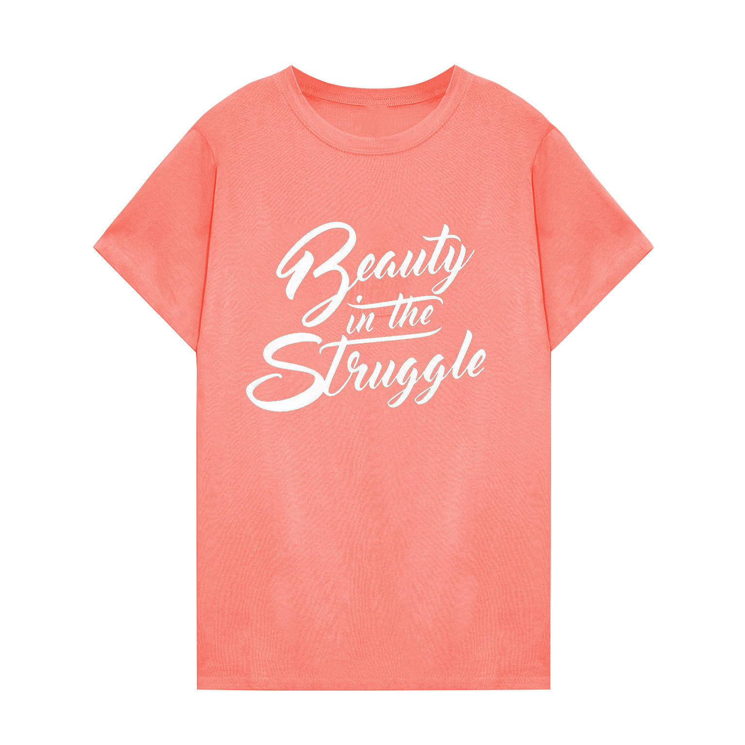 Beauty In The Struggle Print Women's T-shirt Image - 12