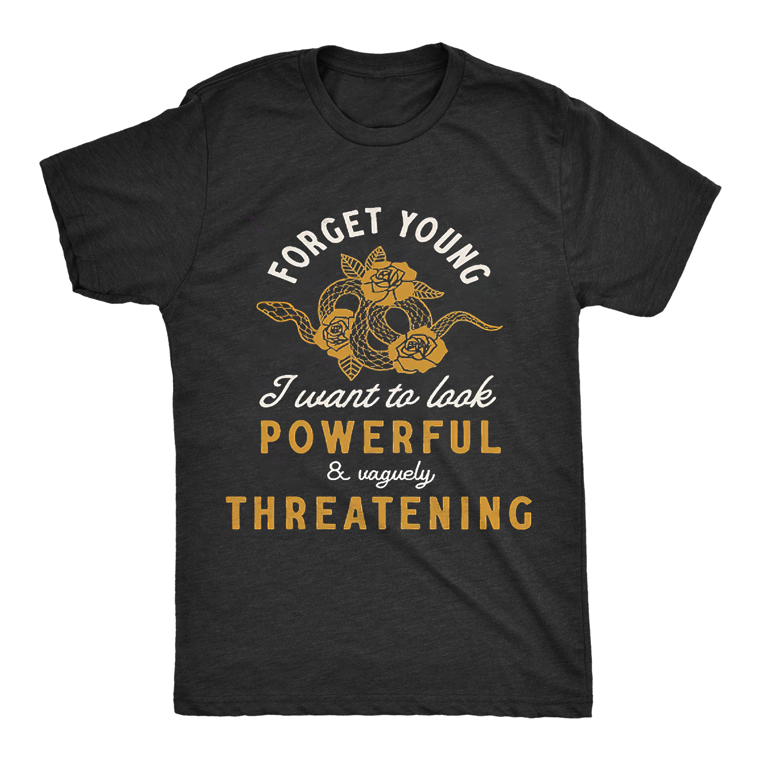 Powerful Threatening Printed Women's T-shirt