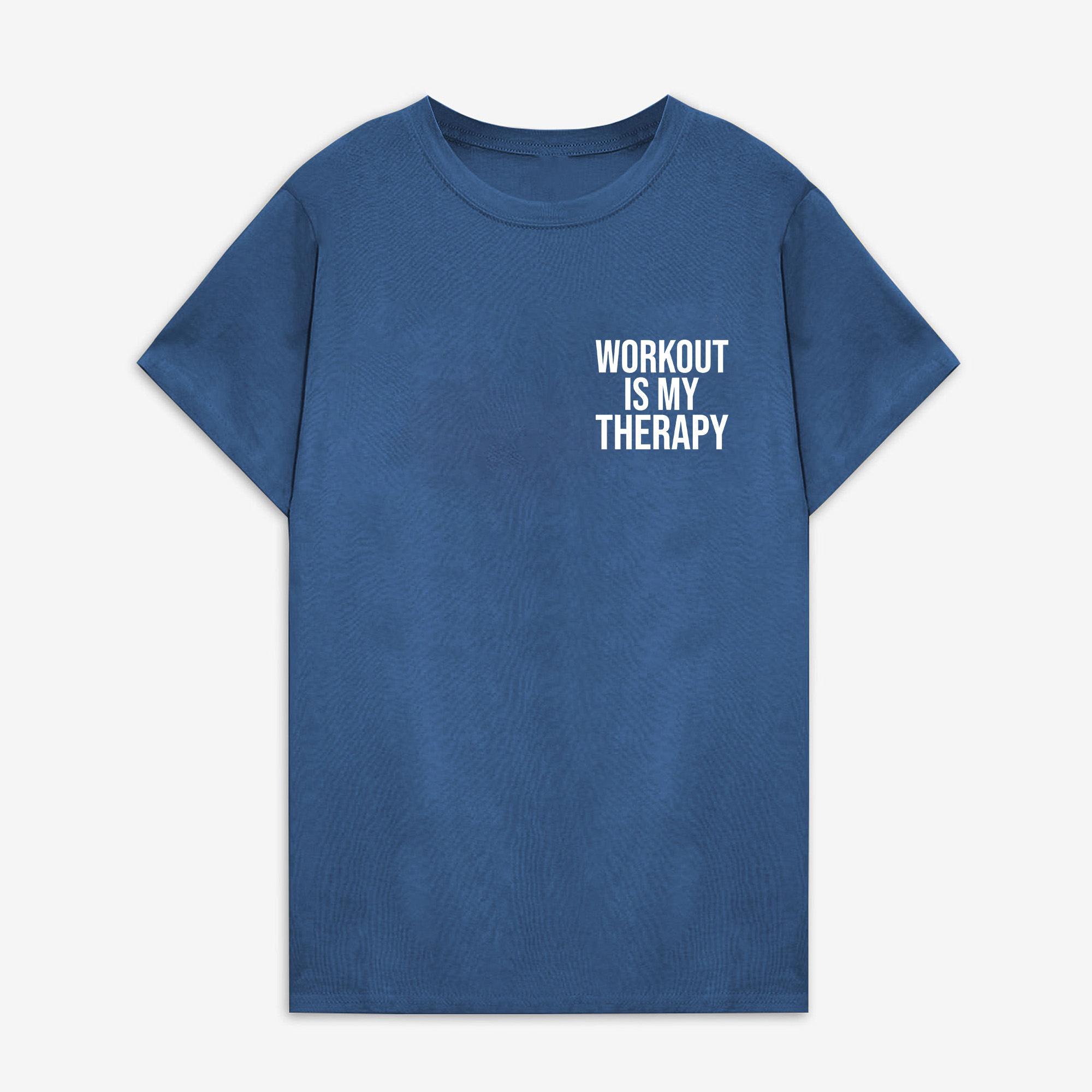 Workout Is My Therapy Printed Women's T-shirt Image - 12