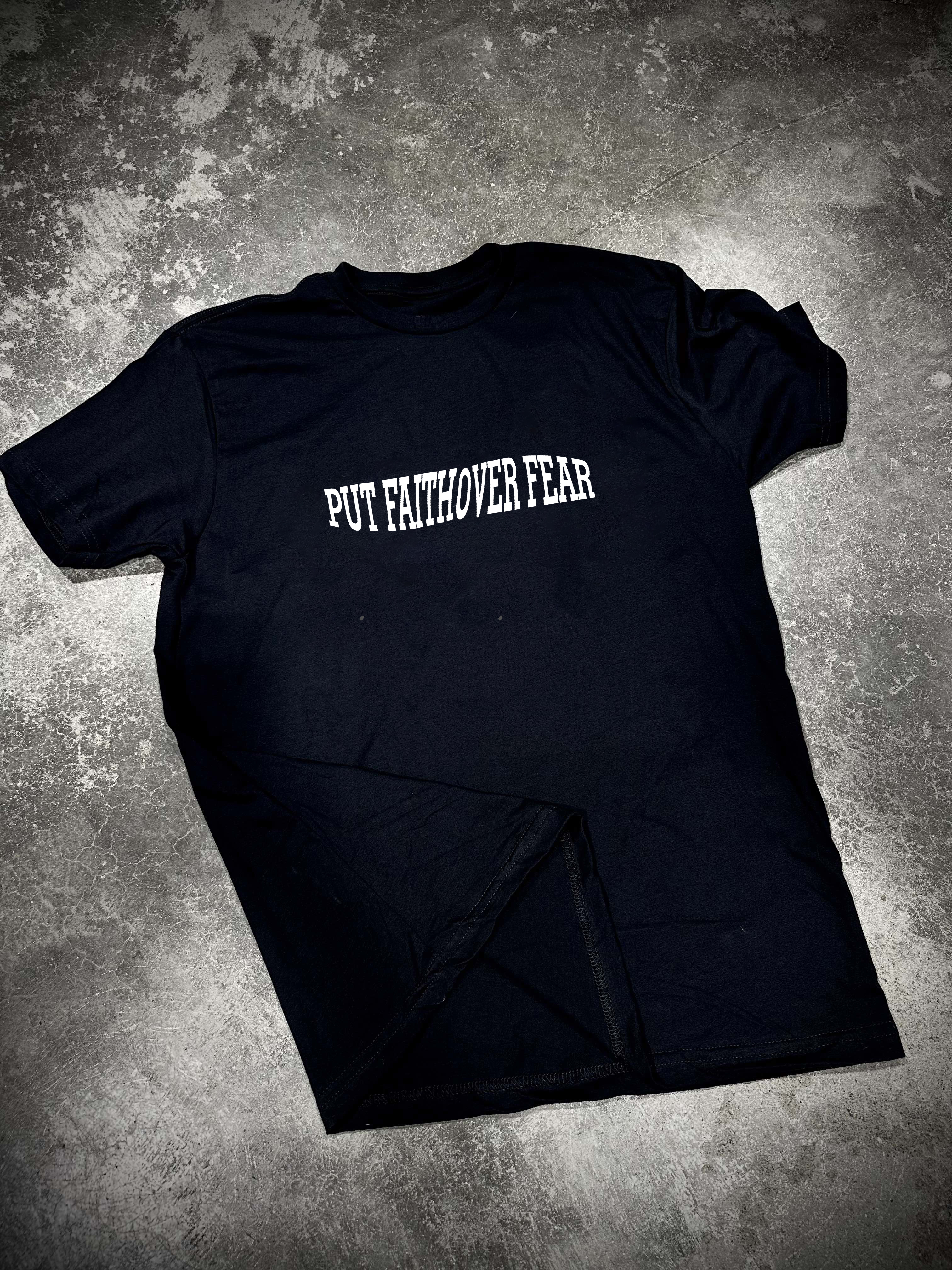 Put Faith Over Fear Printed Women's T-shirt