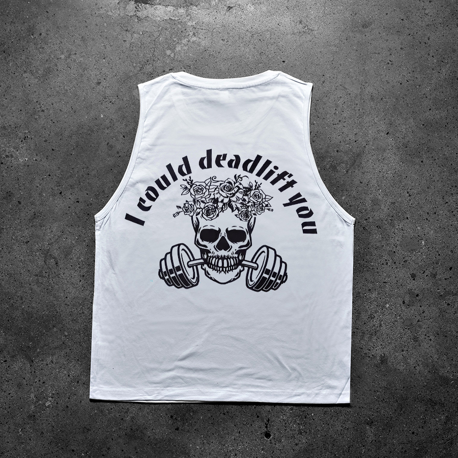 I Could Deadlif't You Print Women's Vest-traneing