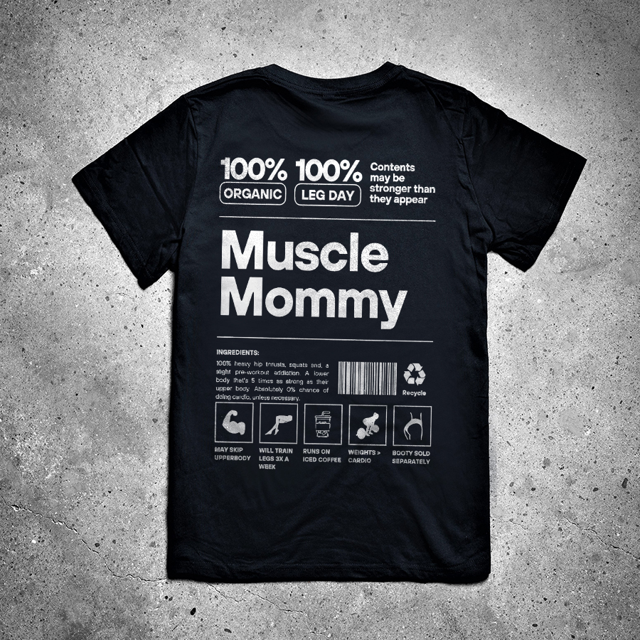 Muscle Mommy Printed Women's T-shirt