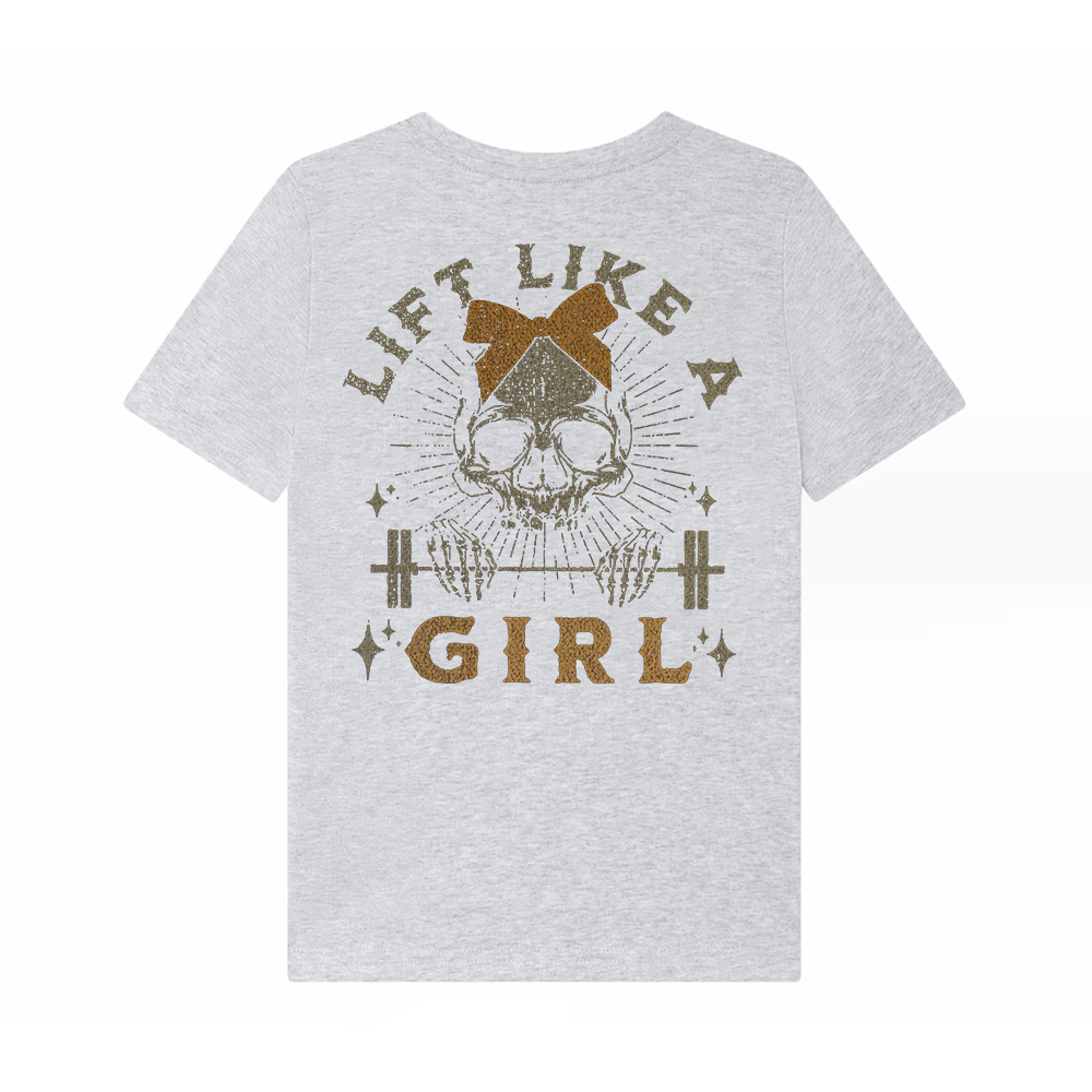 Lift Like A Girl Printed Women's T-shirt Image - 5