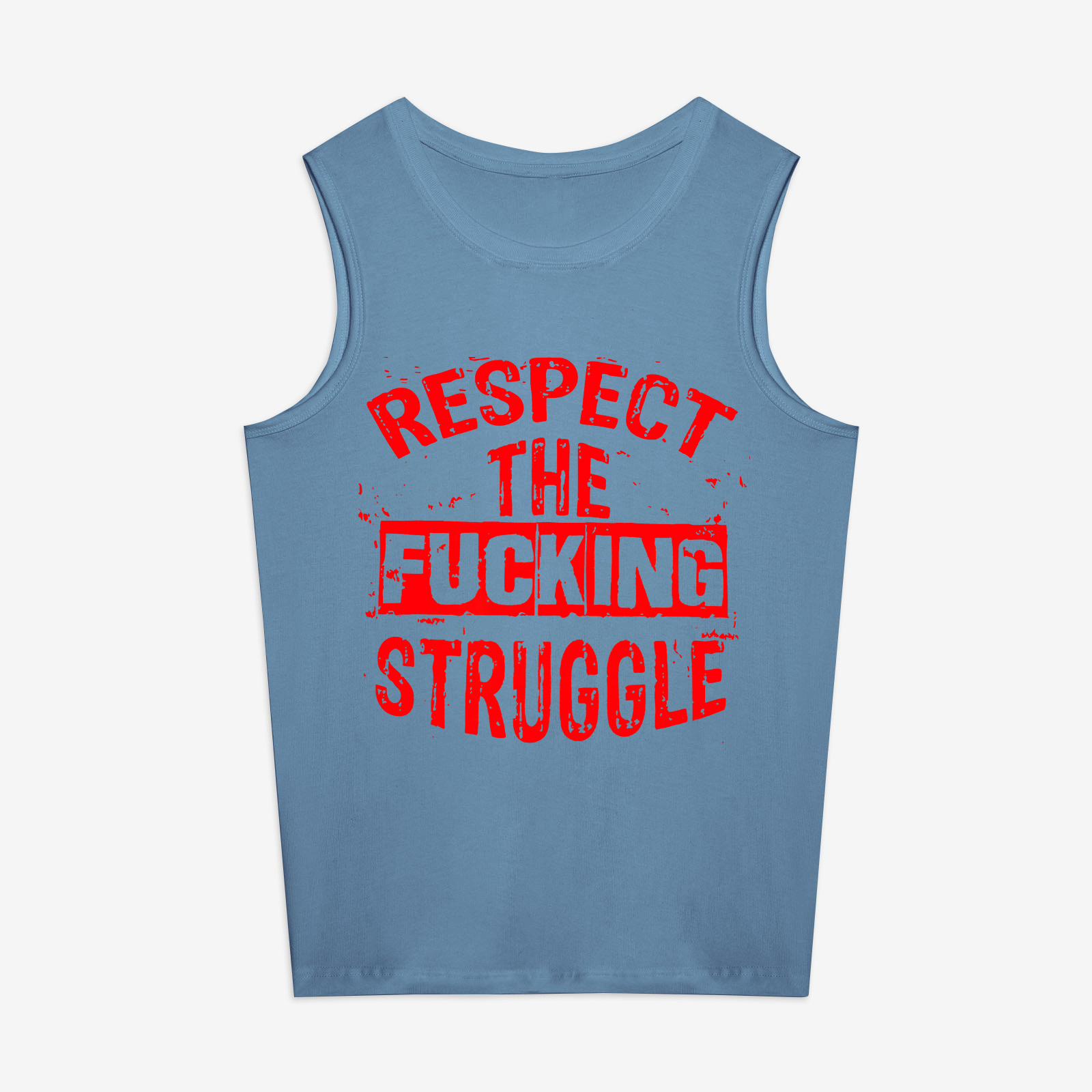 Respect The F*cking Struggle Printed Women's Vest Image - 4
