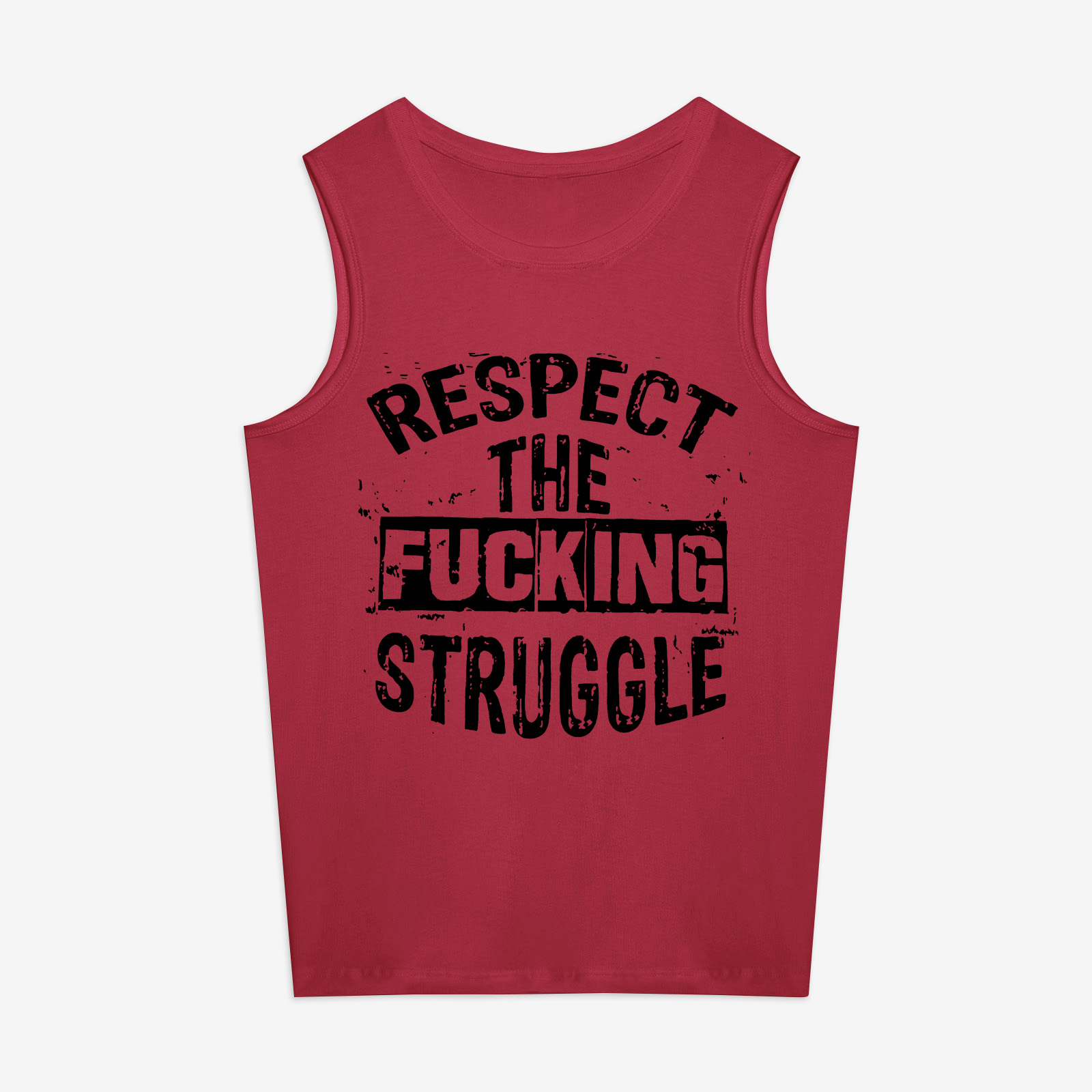 Respect The F*cking Struggle Printed Women's Vest Image - 8
