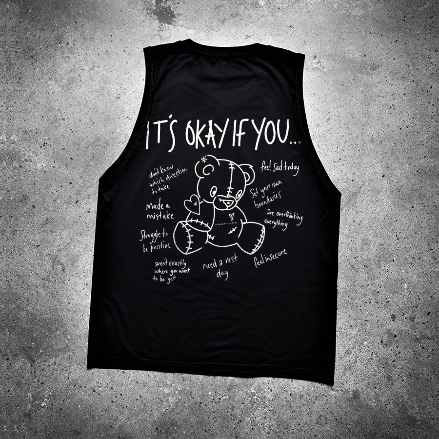 It's Okay If You Feel Sad Today Printed Women's Vest-traneing