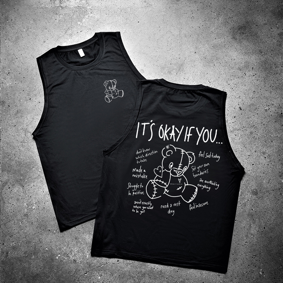 It's Okay If You Feel Sad Today Printed Women's Vest-traneing