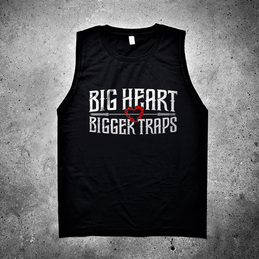 Big Heart  Printed Women's Vest-traneing