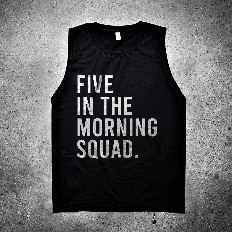 Five In The Morning Squad Printed Women's Vest