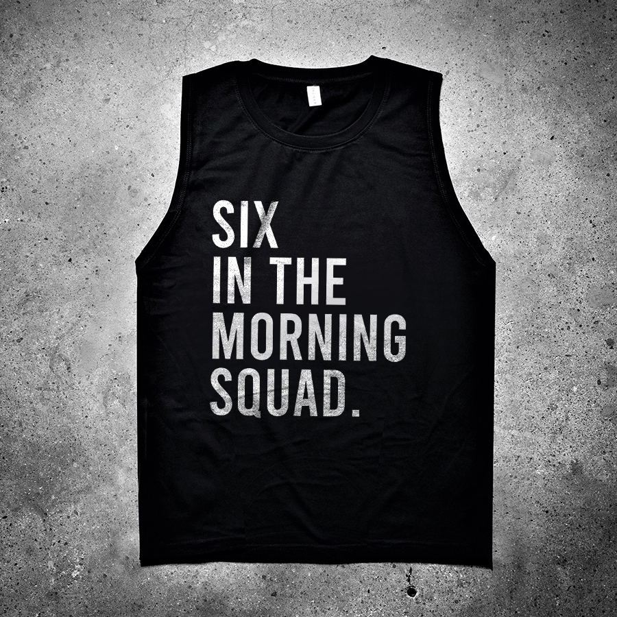 Six In The Morning Squad Printed Women's Vest