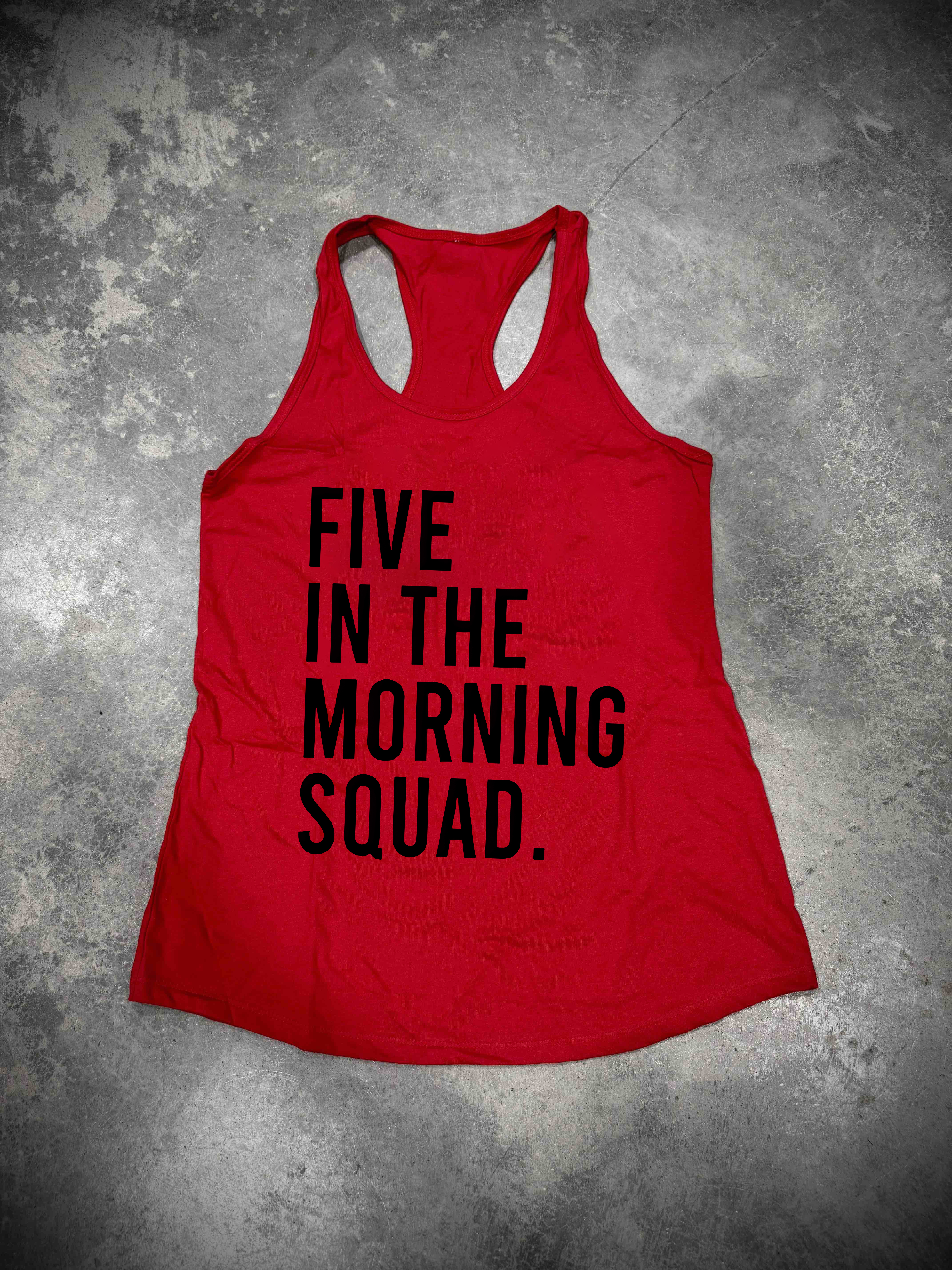 Five In The Morning Squad Printed Women's Tank Top-traneing