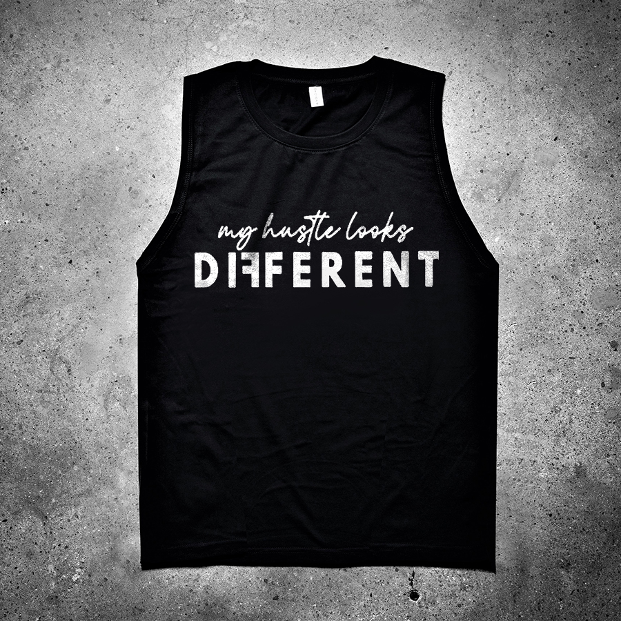 My Hustle Looks Different Printed Women's Vest-traneing