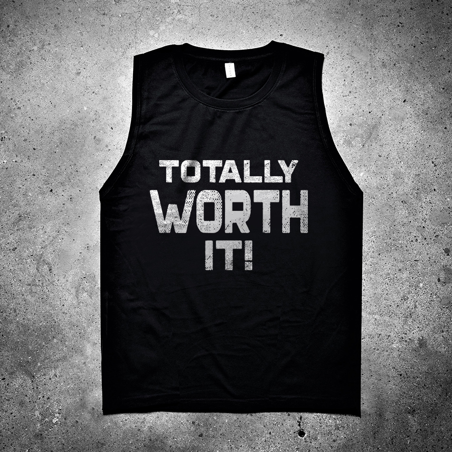 Totally Worth It Printed Women's Vest-traneing