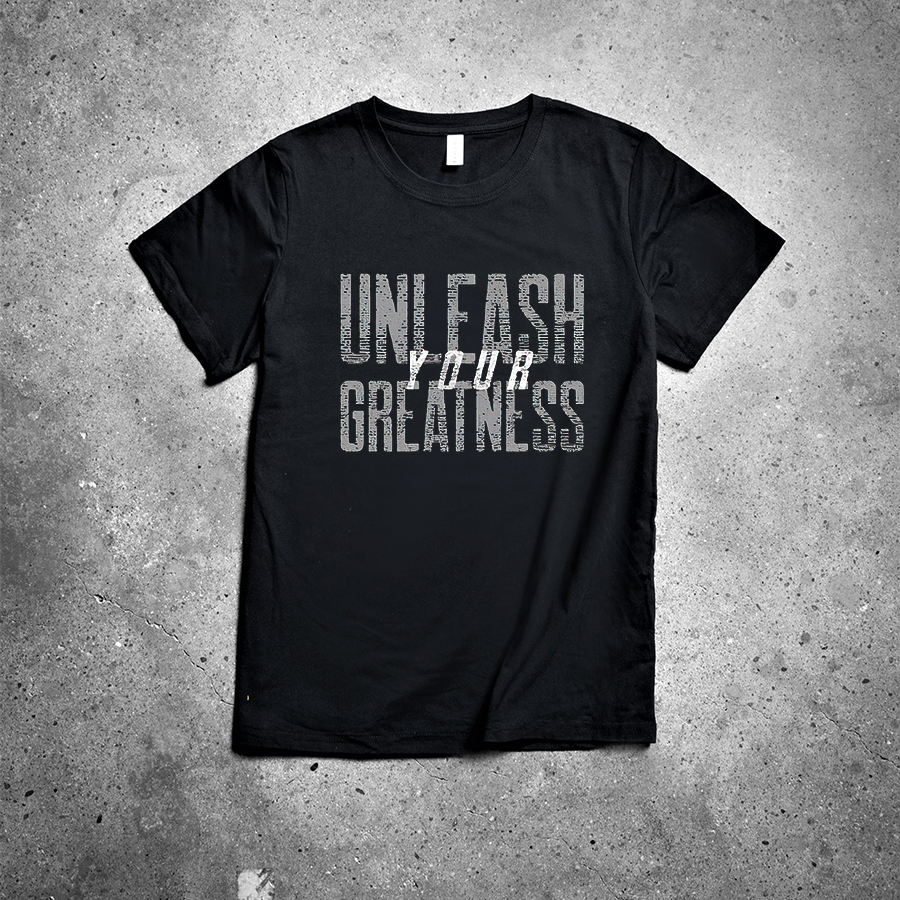 Unleash Your Greatness Printed Women's T-shirt -traneing