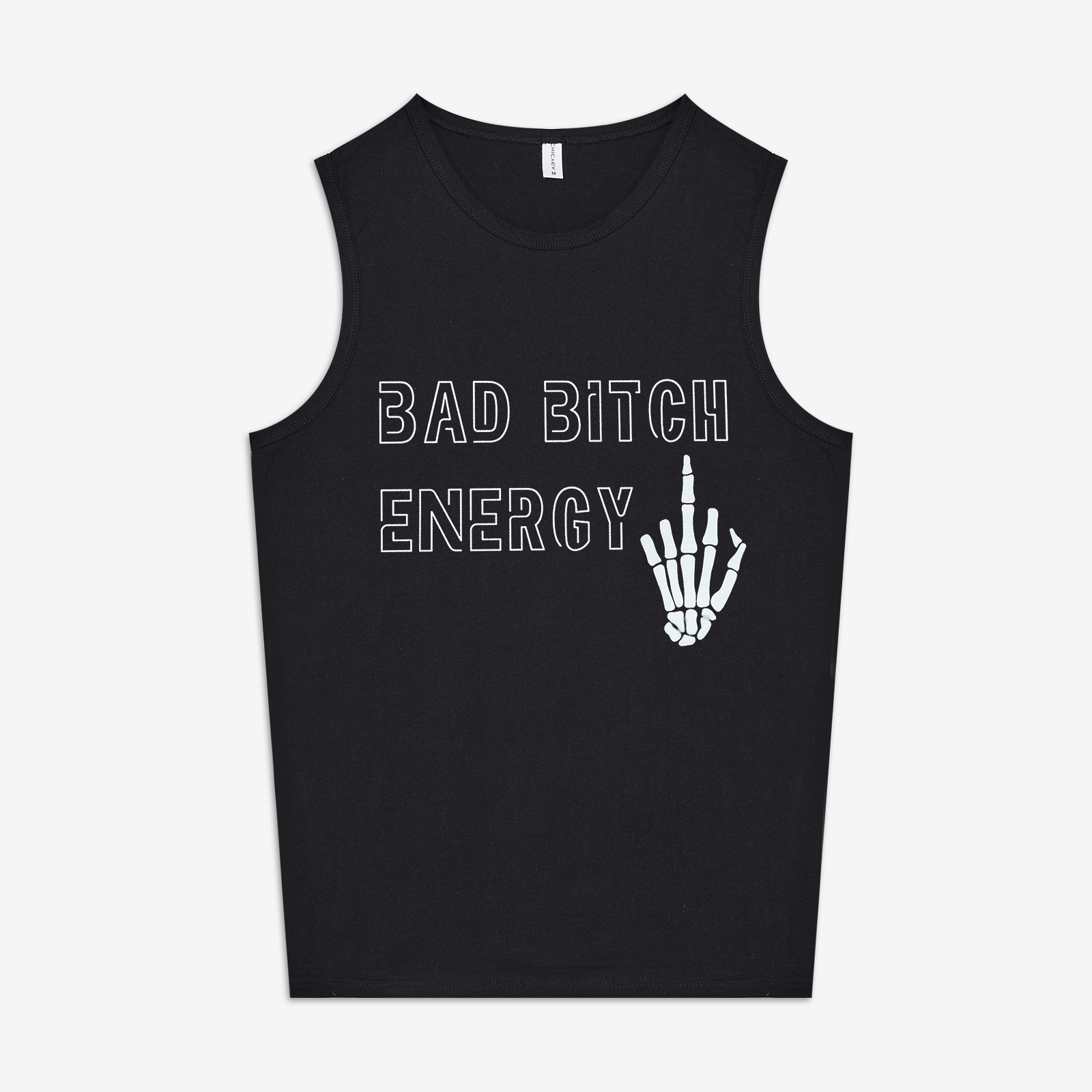 Bad Bitch Energy Printed Women's Vest-traneing