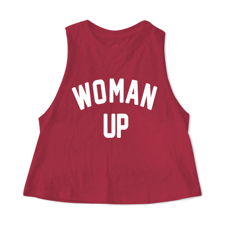Woman Up Printed Women's Crop Top  Image - 5