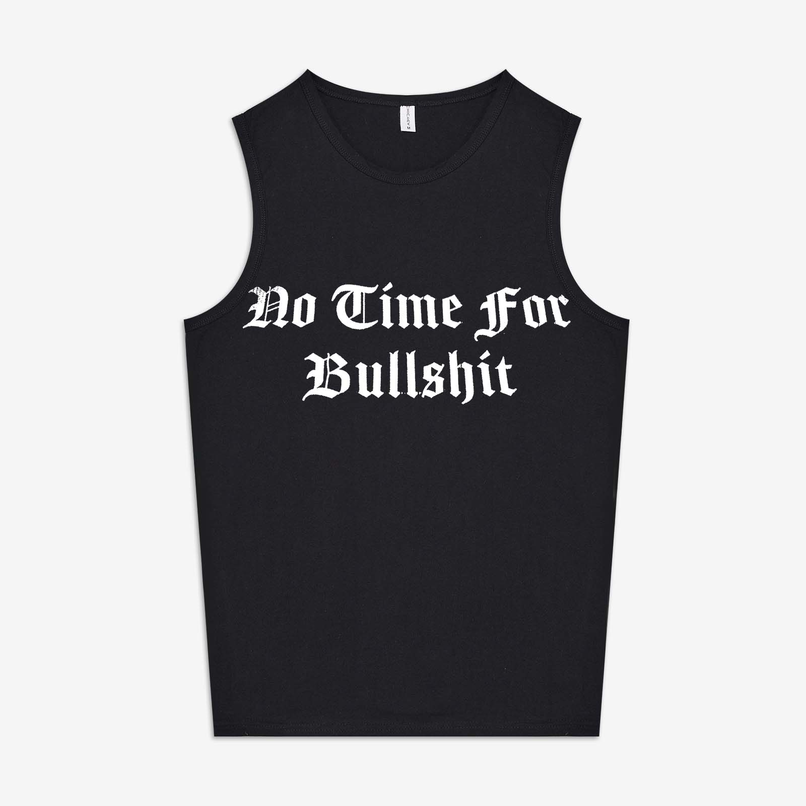 No Time For You Bullshit Printed Women's Vest Image - 2