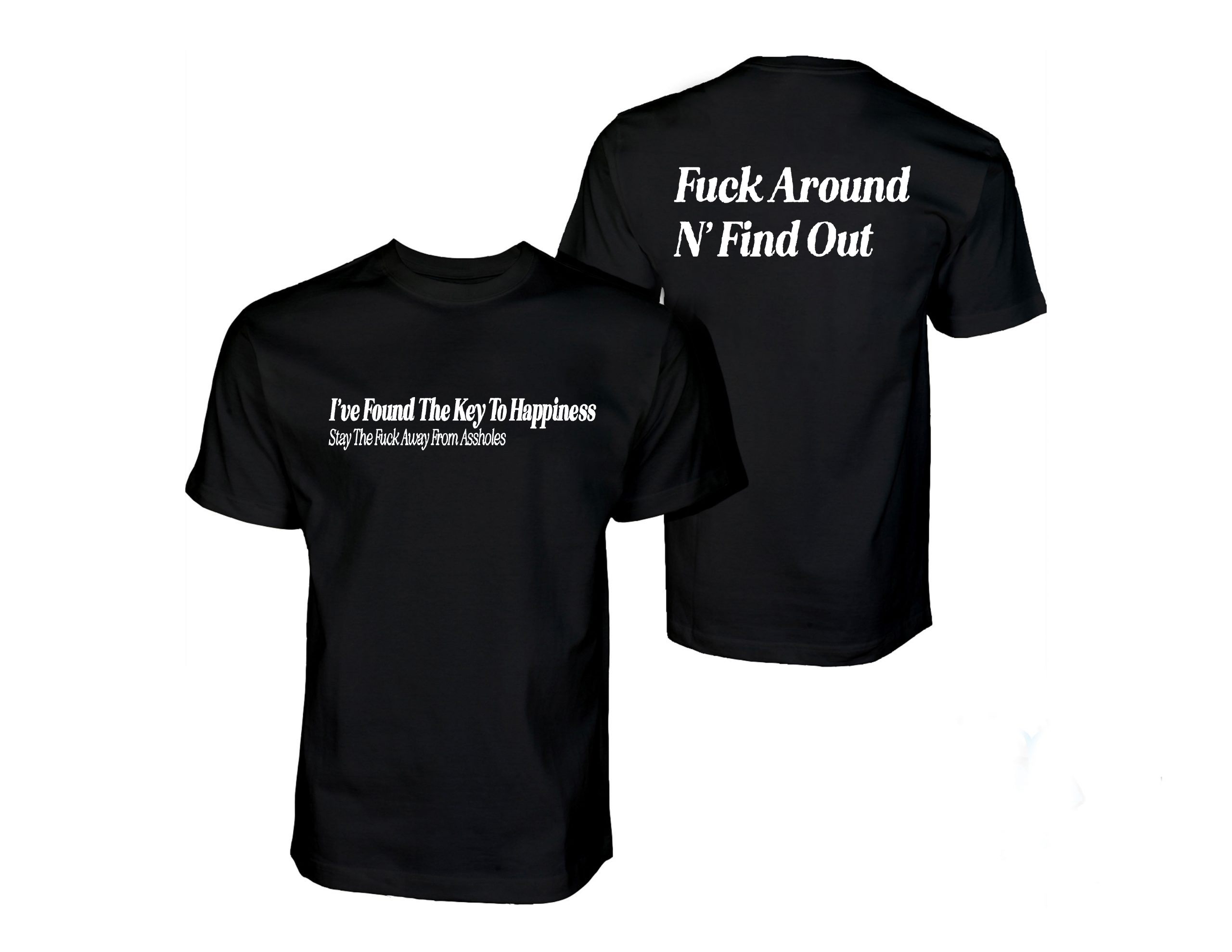 I've Found The Key To Happiness Printed Women's T-shirt 