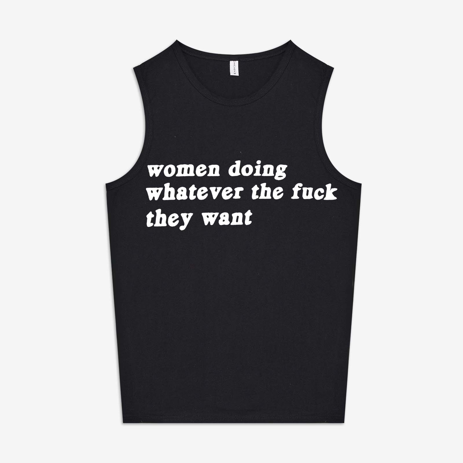 Women Doing Whatever Printed Women's Vest