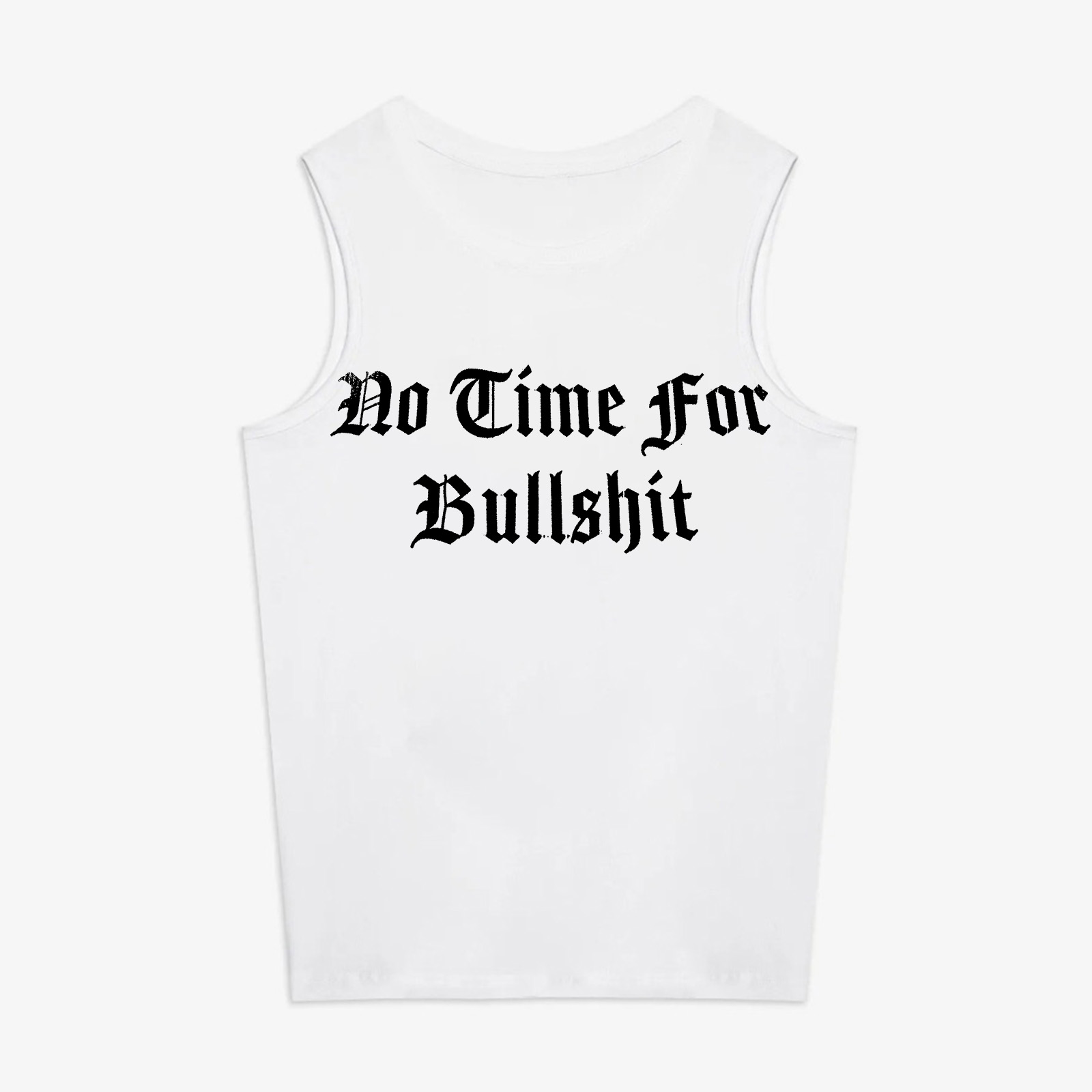 No Time For You Bullshit Printed Women's Vest Image - 5