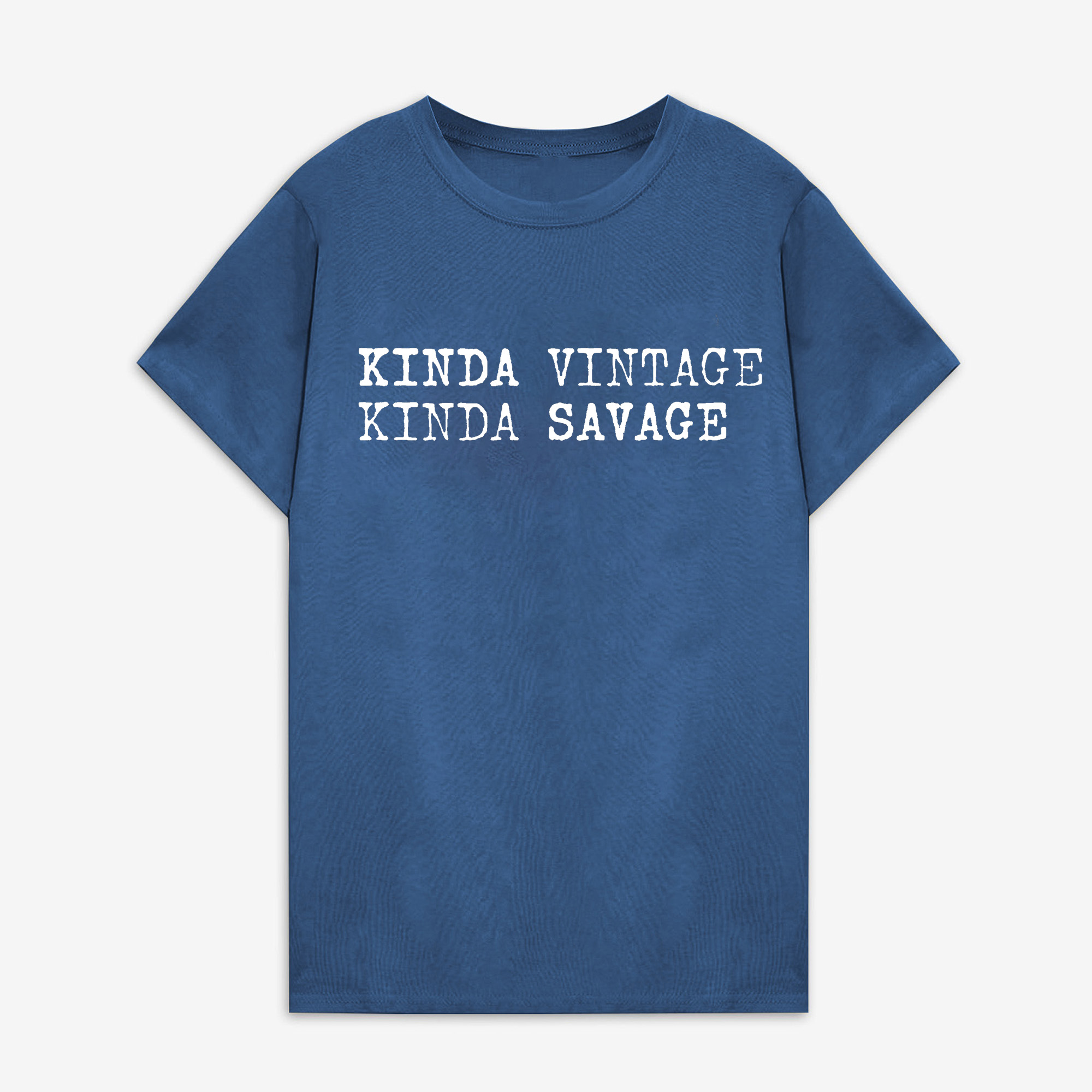Kinda Vintage Kinda Savage Printed Women's T-shirt -traneing