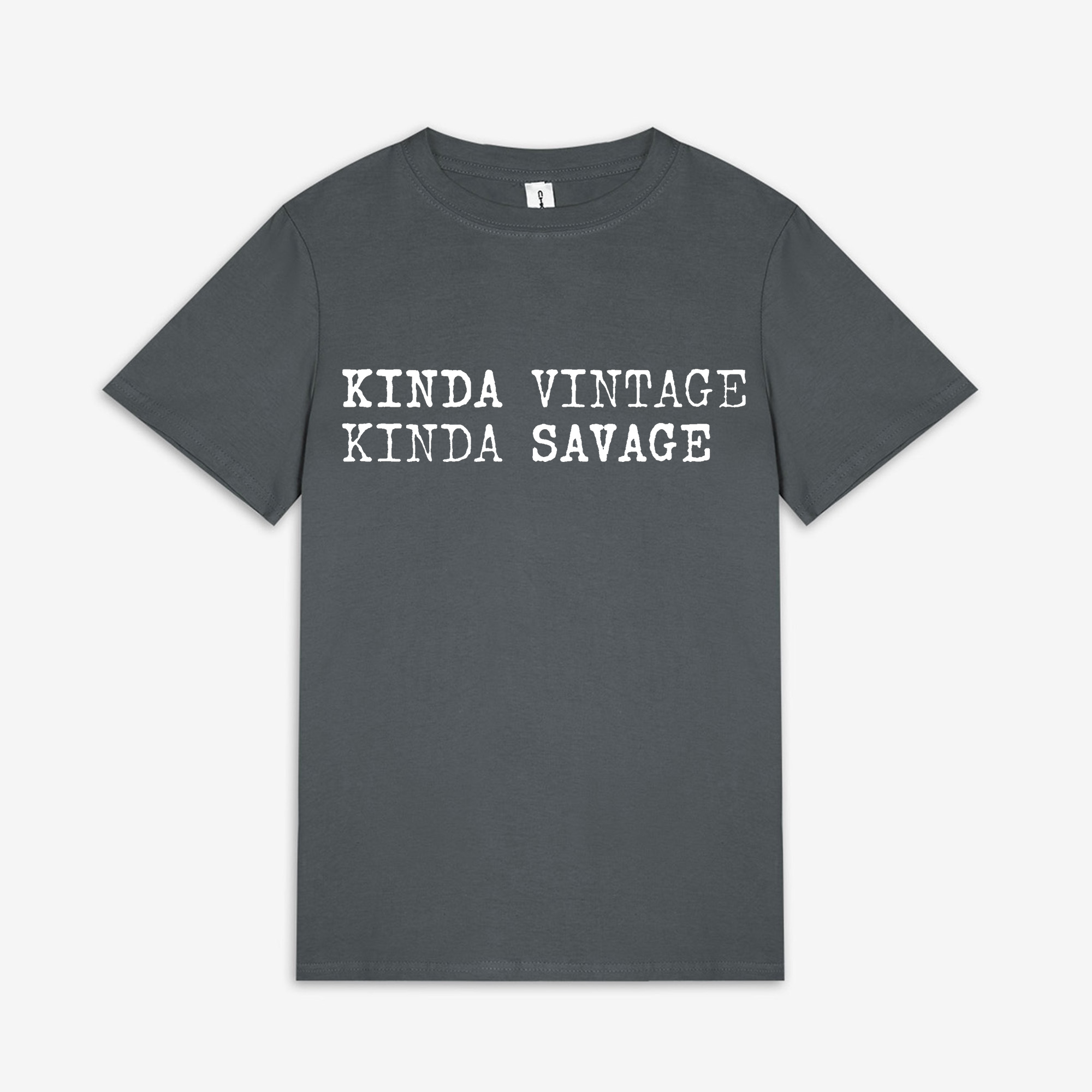 Kinda Vintage Kinda Savage Printed Women's T-shirt -traneing