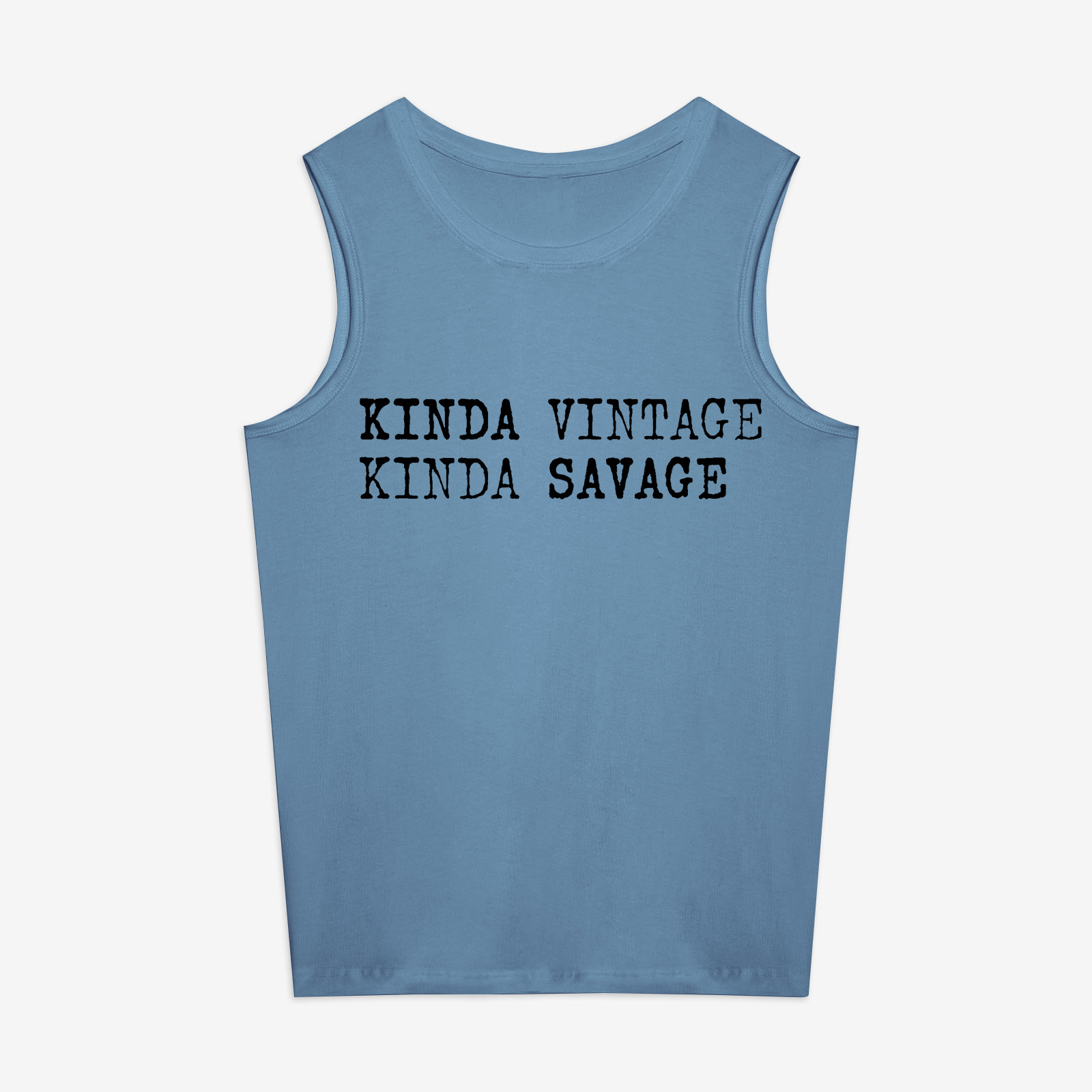 Kinda Vintage Kinda Savage Printed Women's Vest